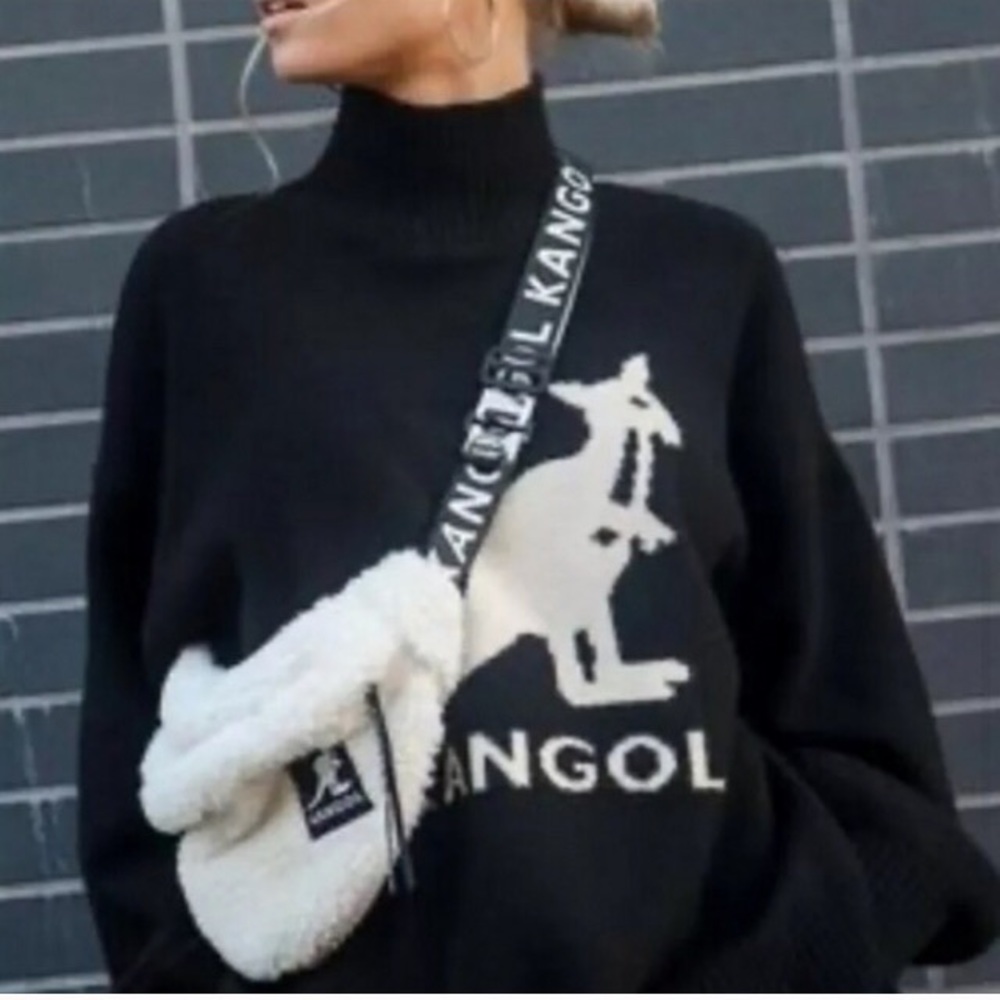 Kangol x H&M Black Kangaroo Sweater XS